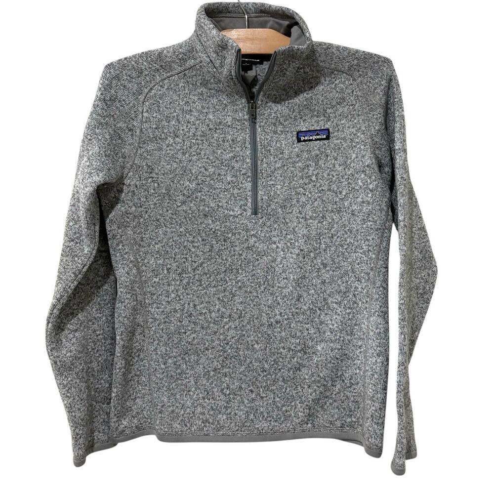 Patagonia | Womens Better Sweater Gray 1/4 Zip Outdoors Casual Long Sleeve Small